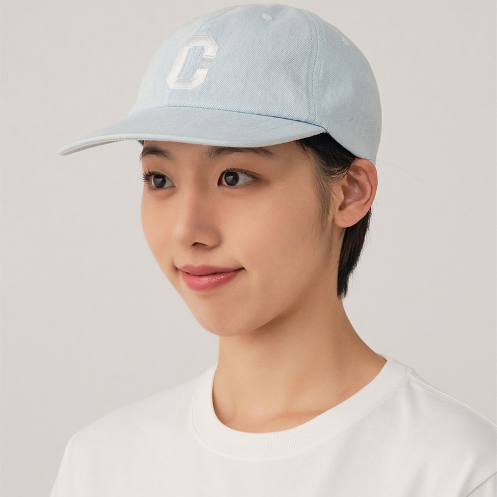 Covernat Demin C Logo Low Cap - Light Blue