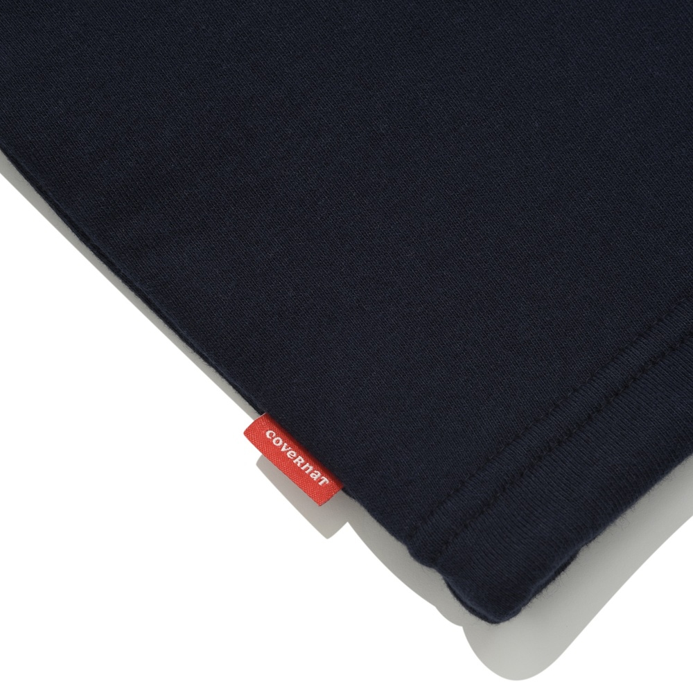 Covernat Wm Halfzip-up String Crew - Navy