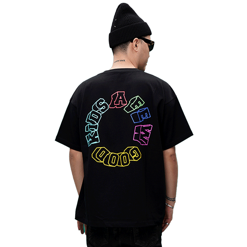 AFGK Rainbow Stroke Logo Tee