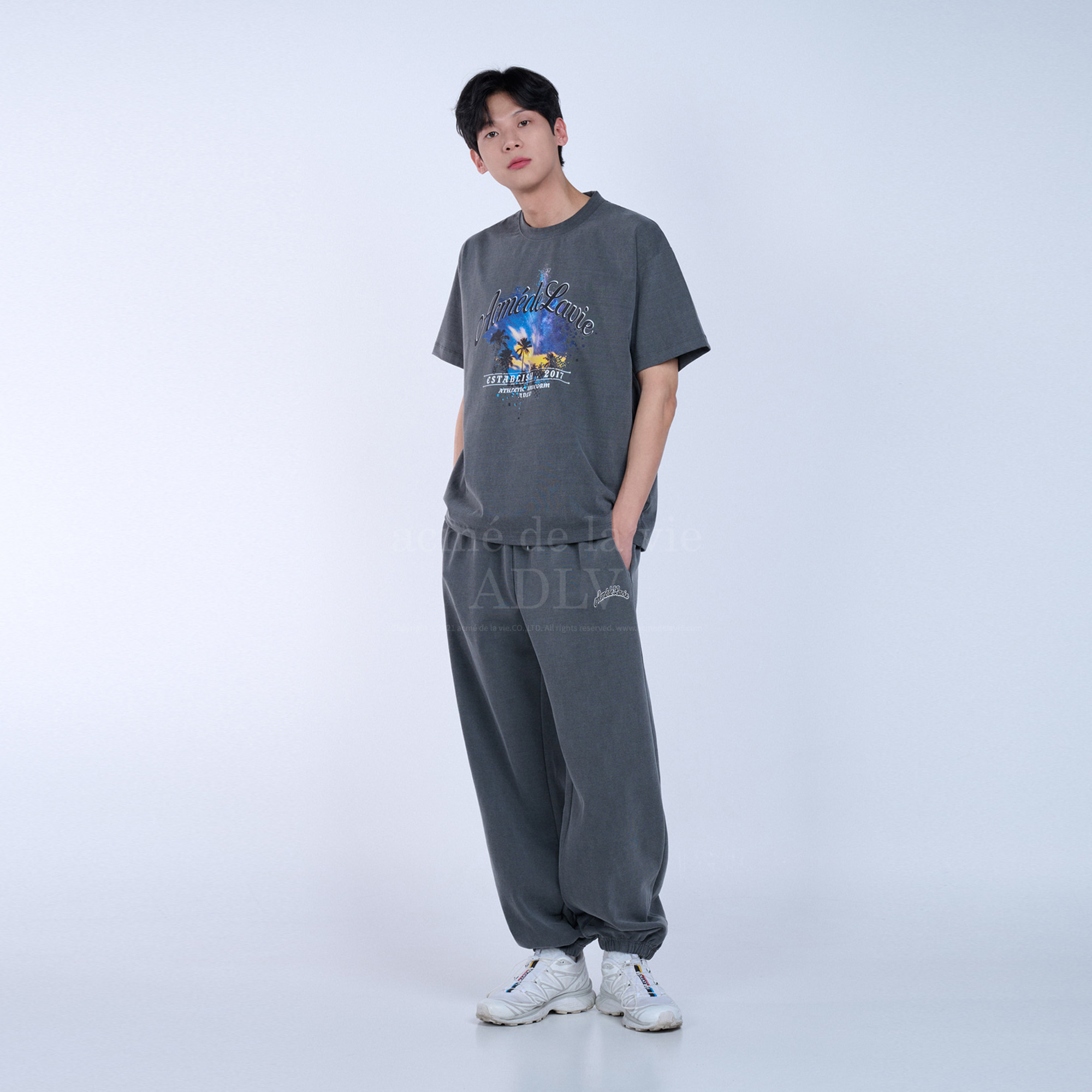 Adlv X Lisa Tropical Script Logo Tee