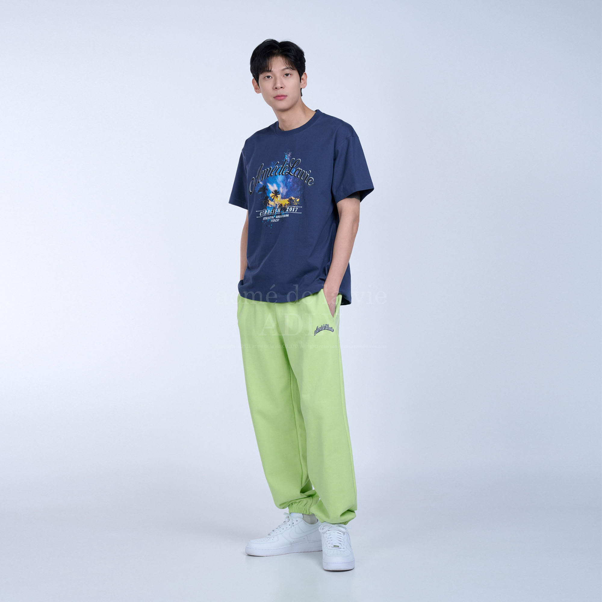 Adlv X Lisa Tropical Script Logo Tee