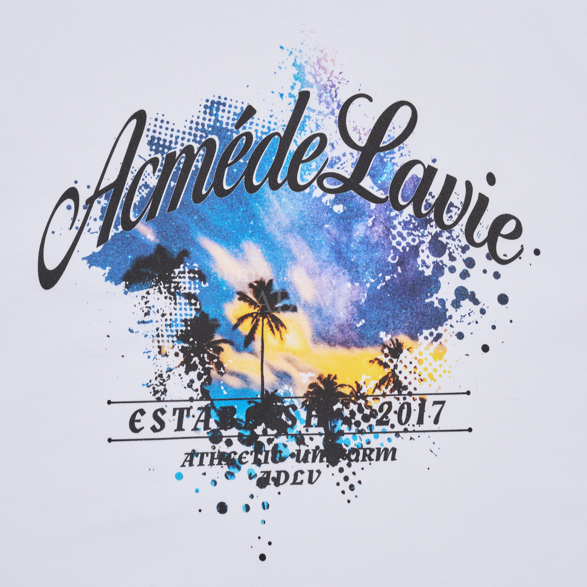 Adlv X Lisa Tropical Script Logo Tee