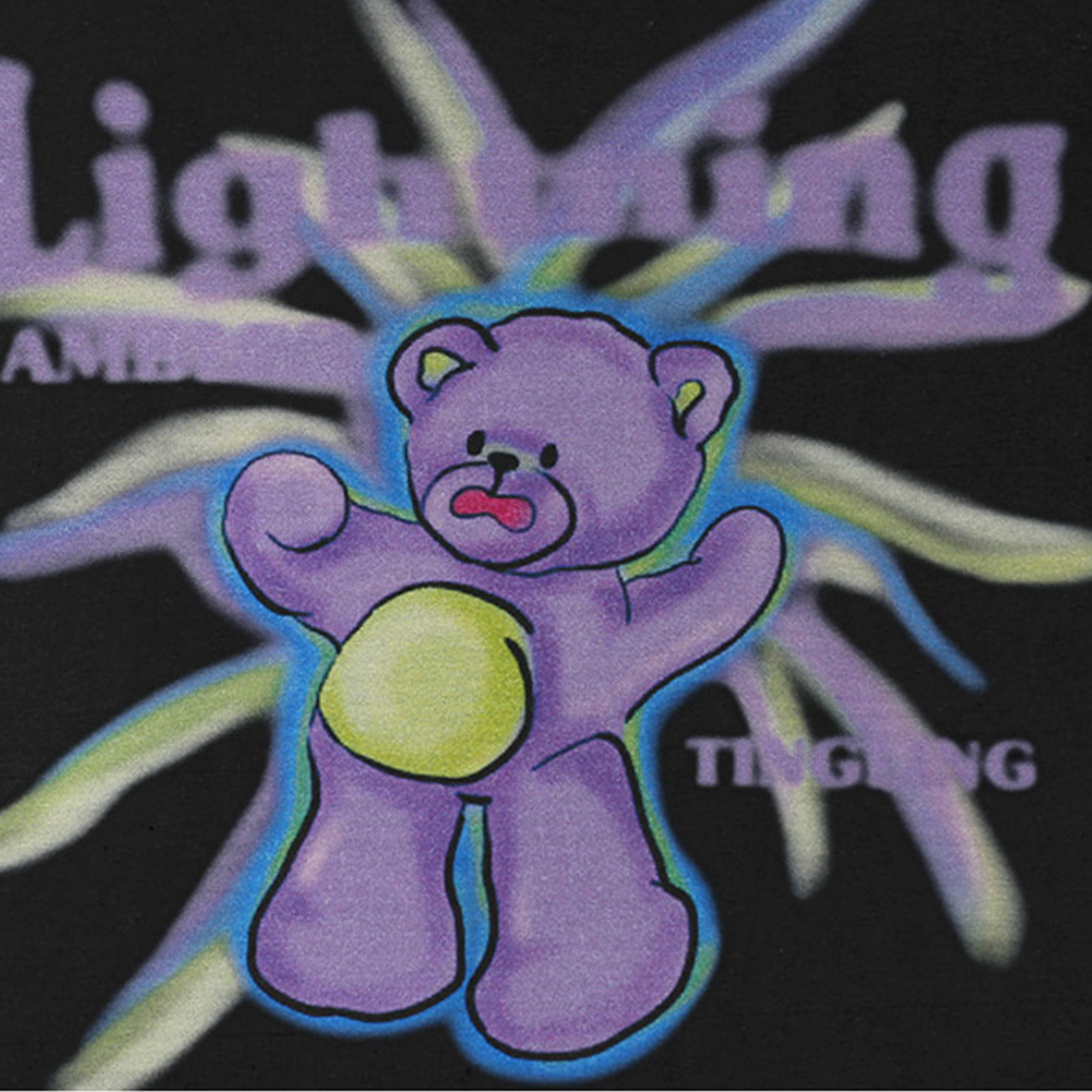 Ambler Lightning Bear Tee - Black