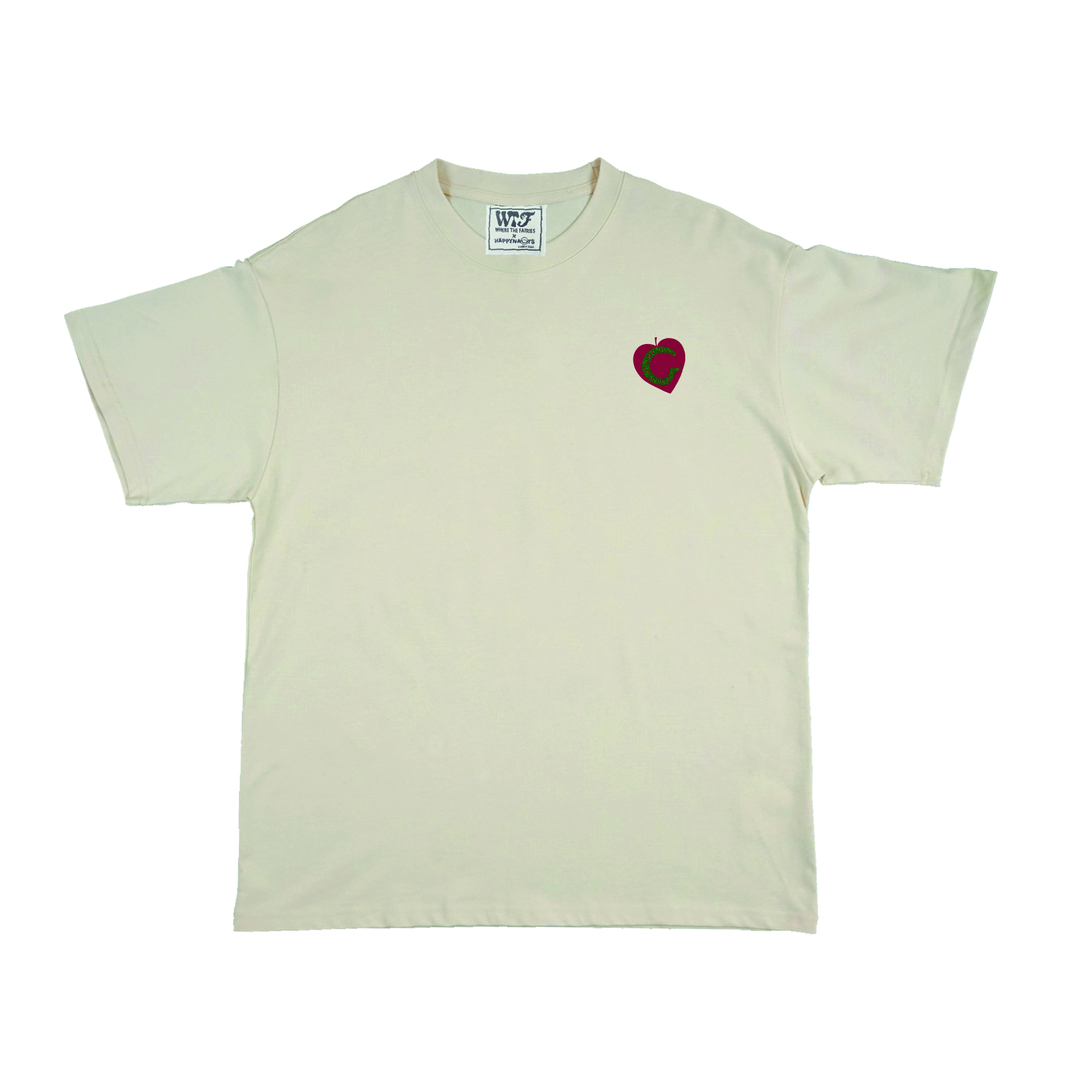 Wtf x Happynauts Bugdy Tee - Beige