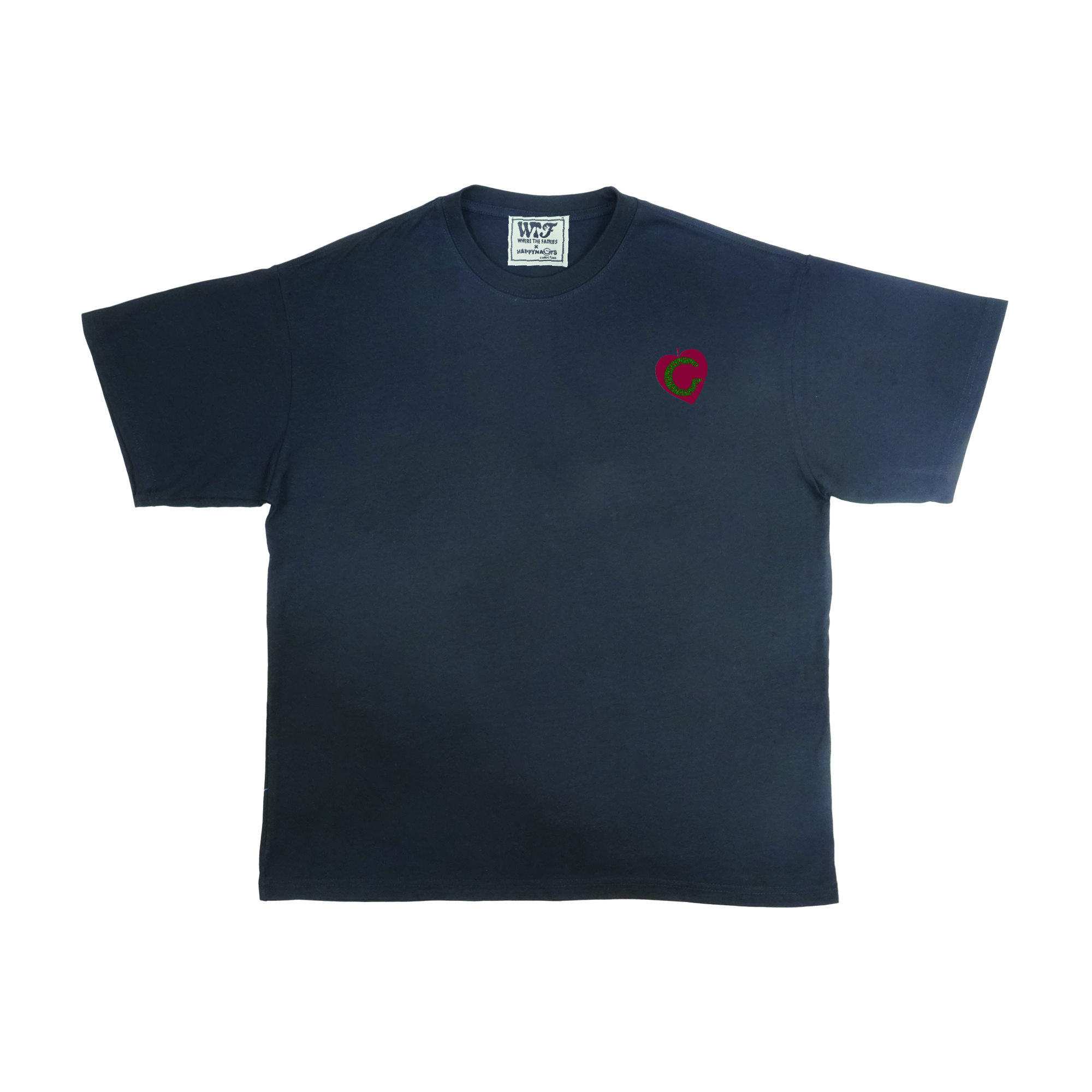 Wtf x Happynauts Bugdy Tee - Black