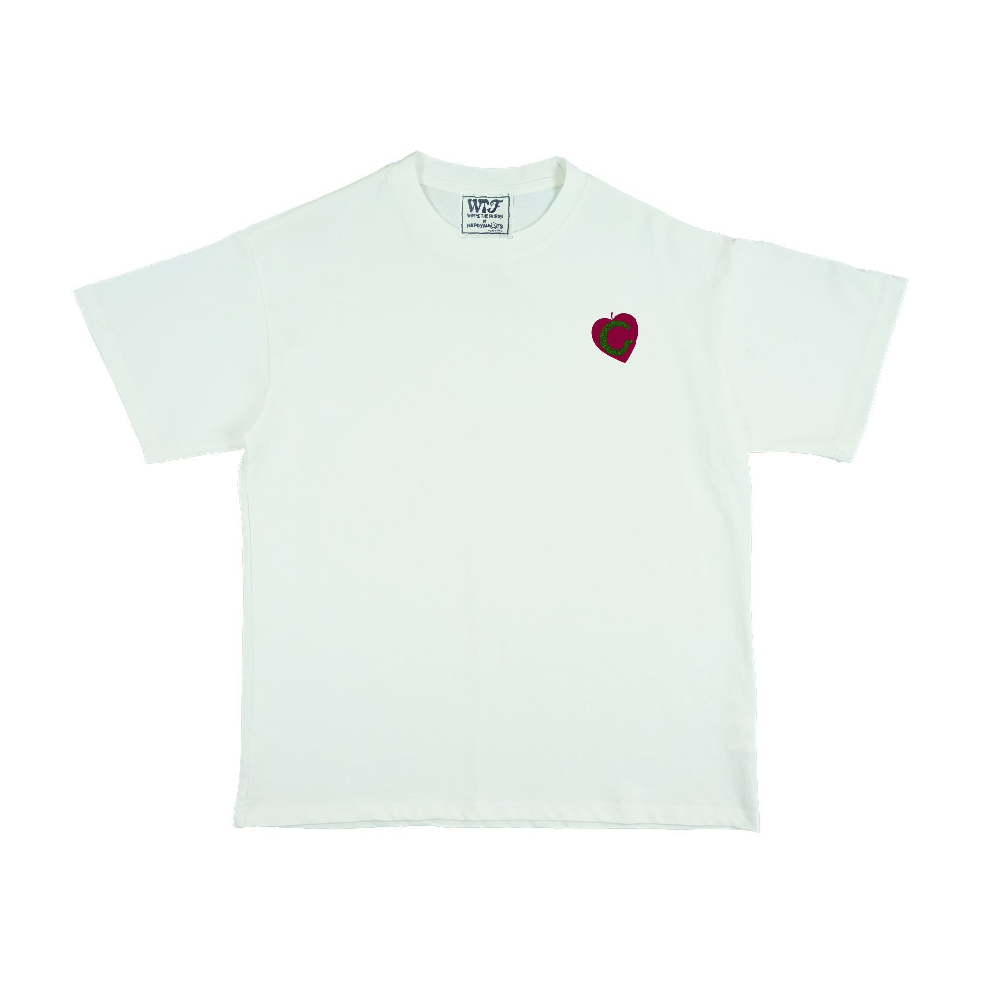 Wtf x Happynauts Bugdy Tee - White