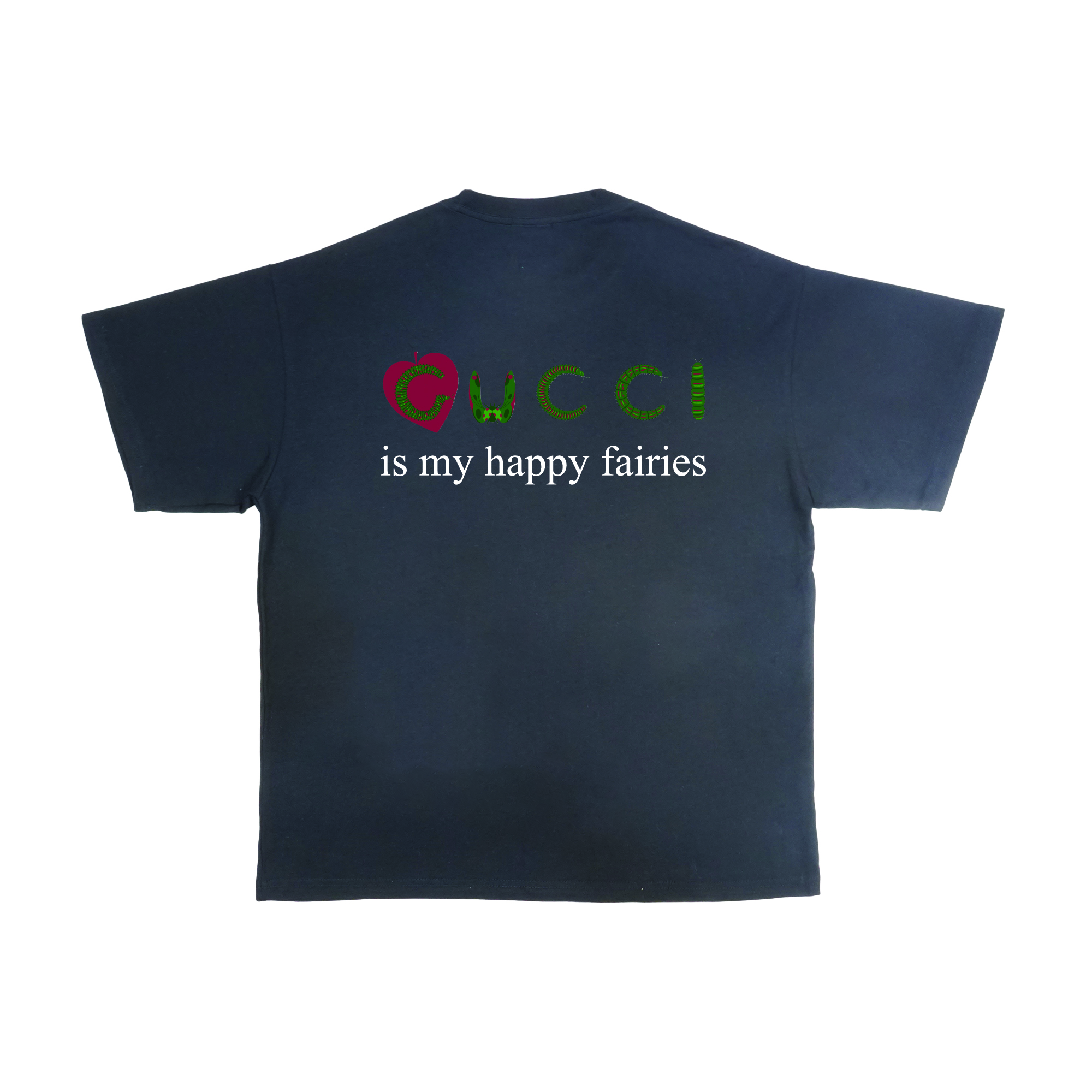 Wtf x Happynauts Bugdy Tee - Black