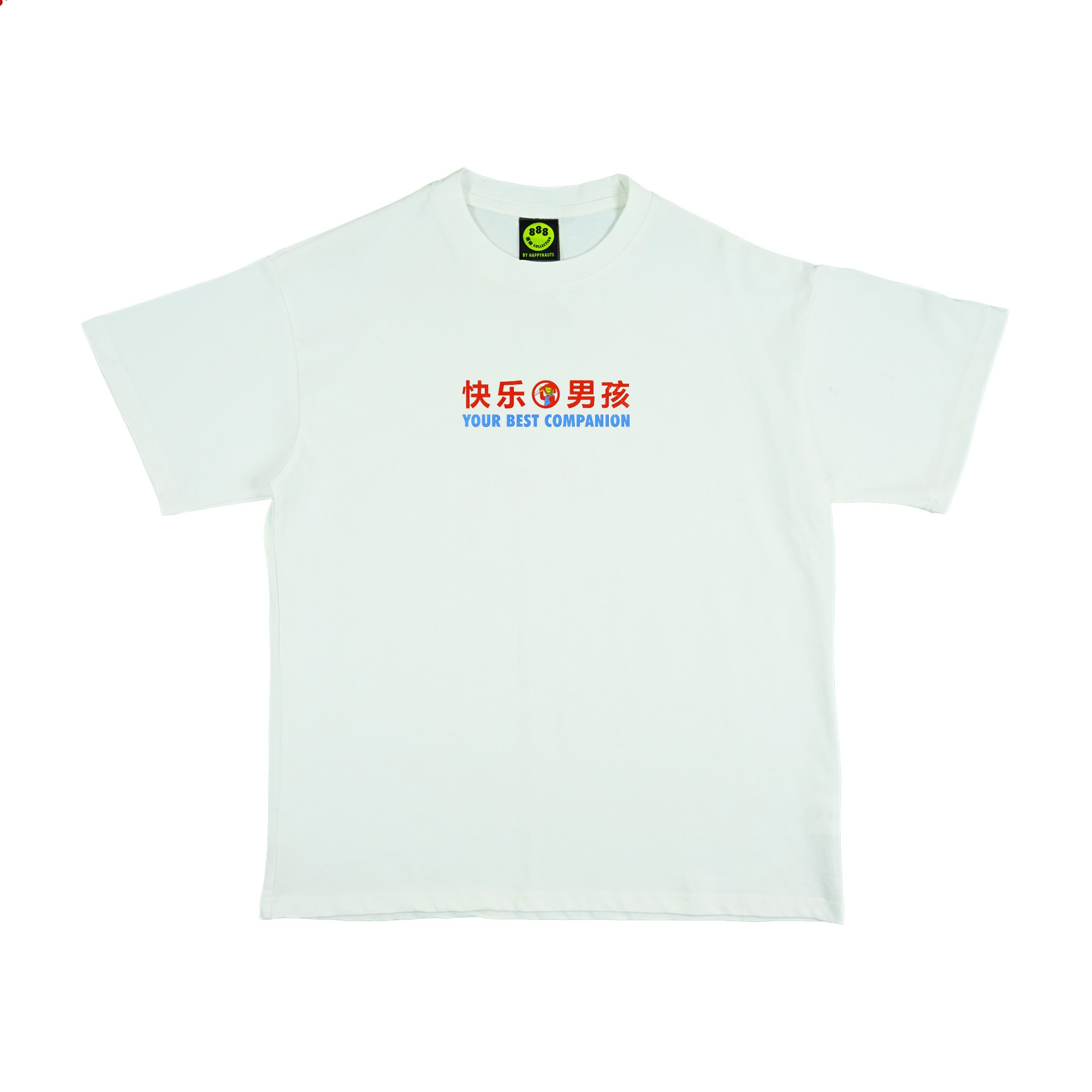 ???888 Happynauts Chuck U 2.0 Tee - White