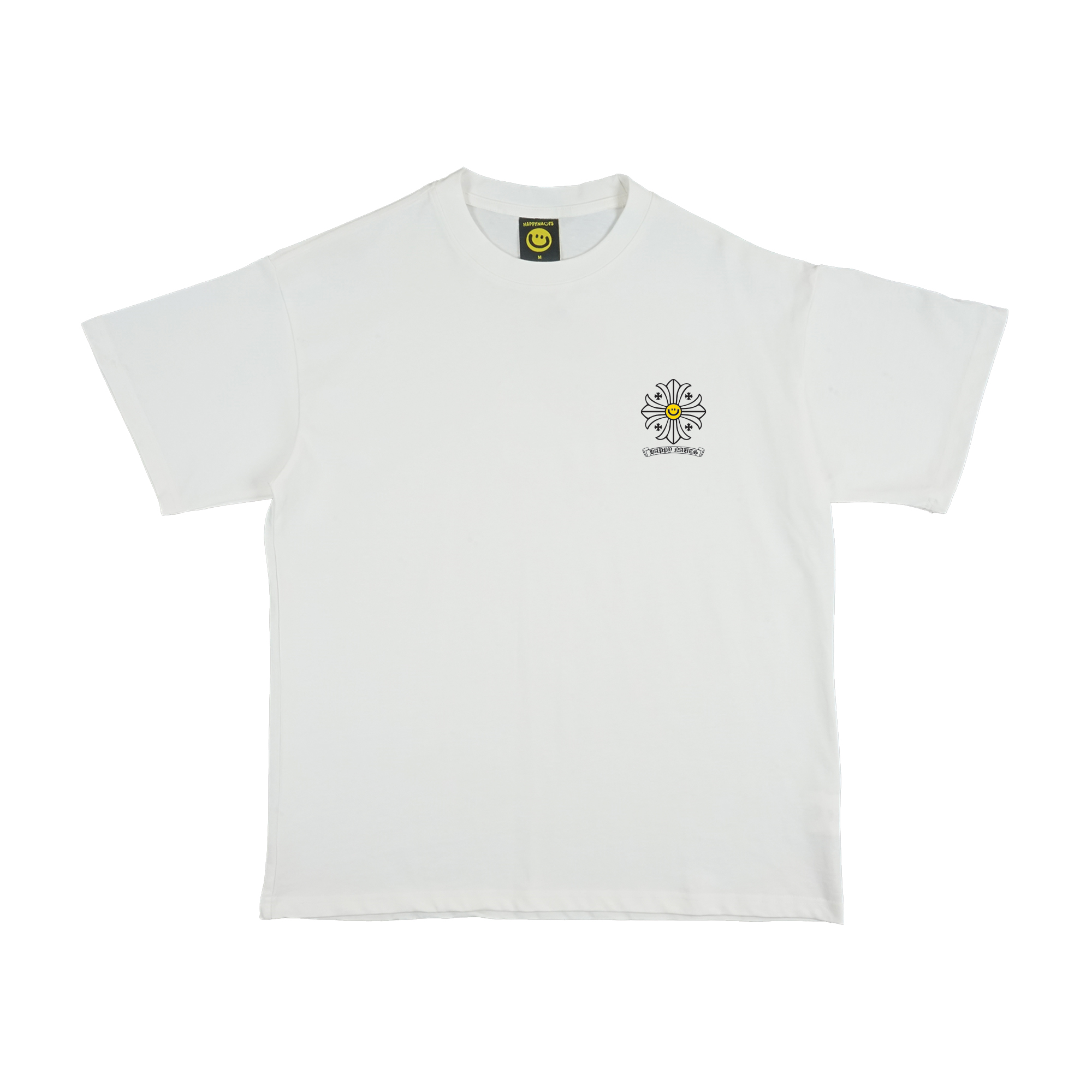 Happynauts Cross Tee - White