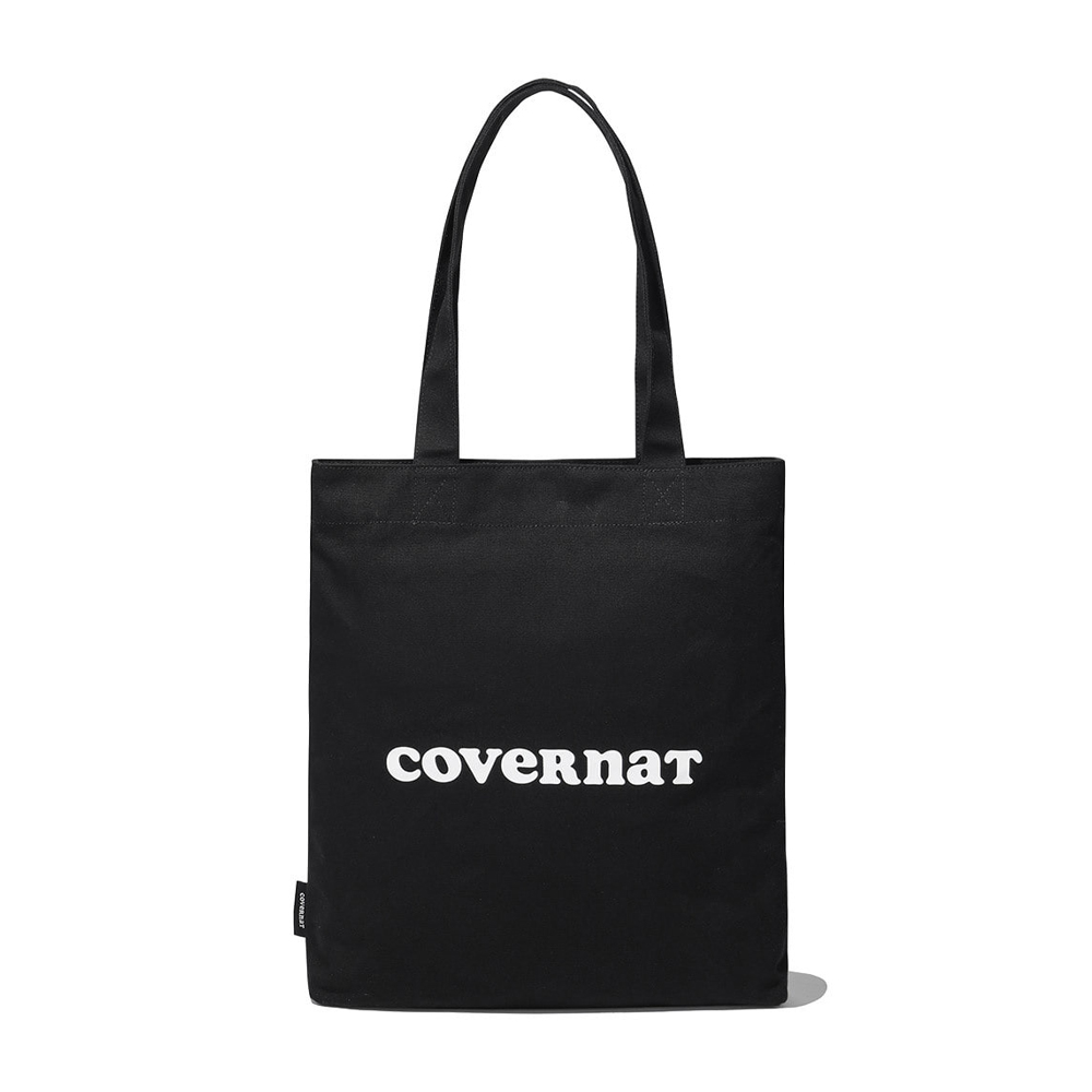 Covernat Clover Heart Canvas Eco Bag - Black