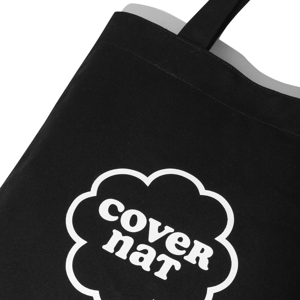 Covernat Clover Heart Canvas Eco Bag - Black