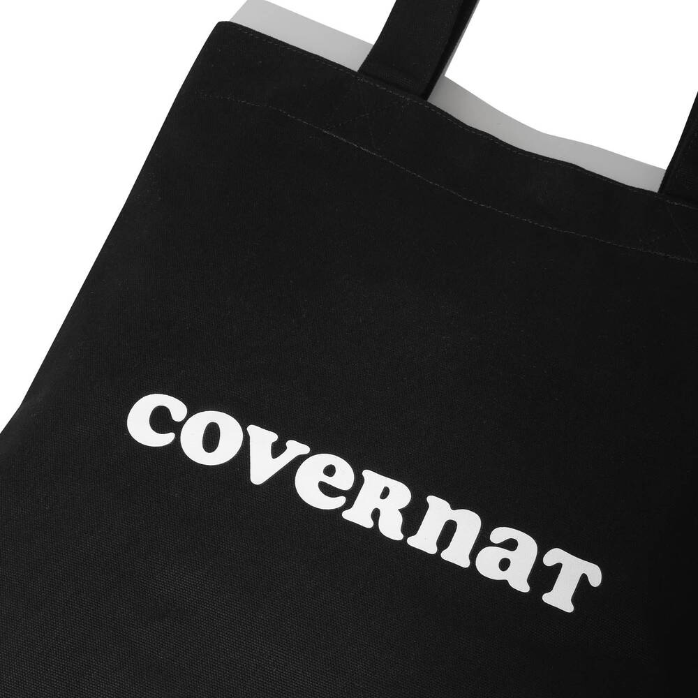 Covernat Clover Heart Canvas Eco Bag - Black