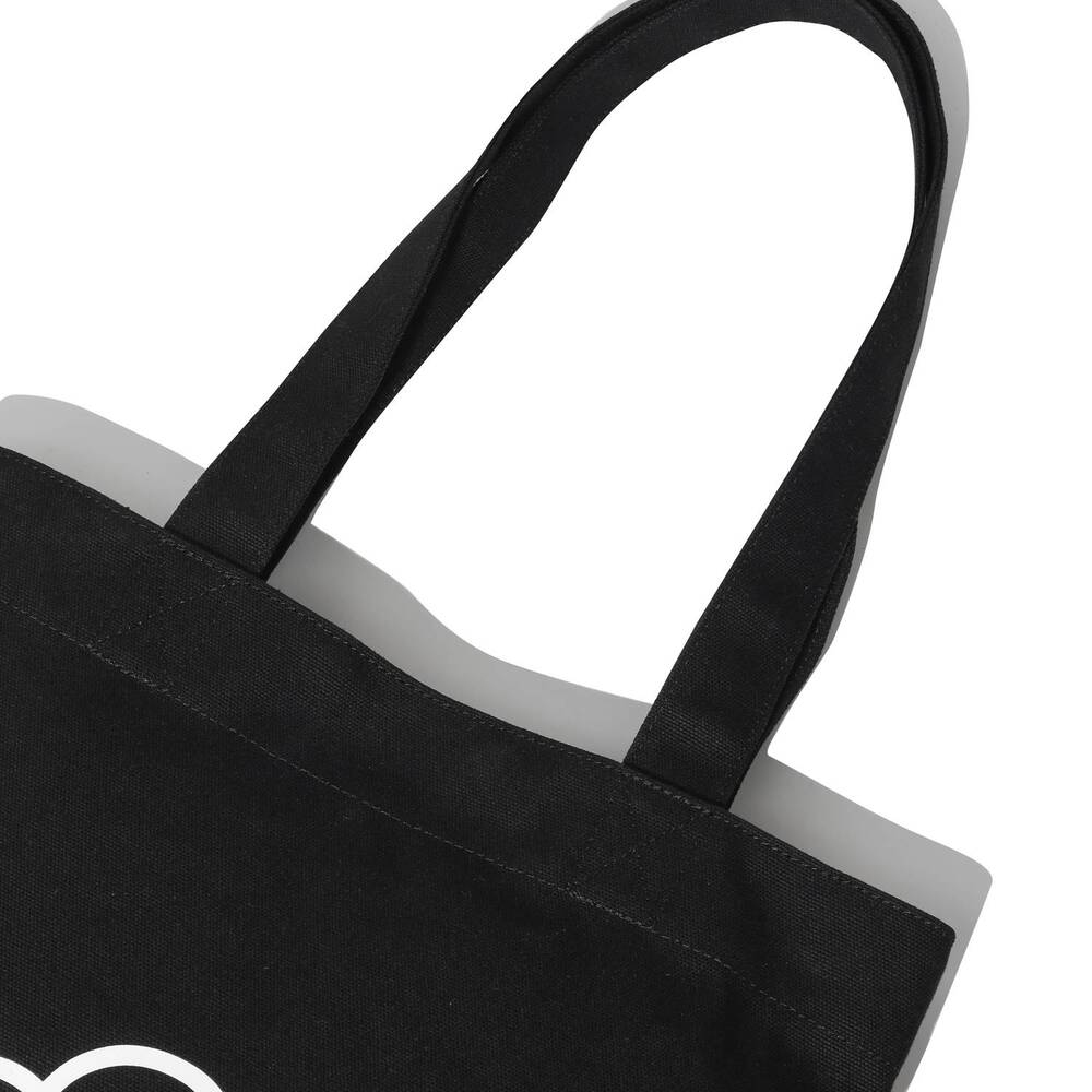 Covernat Clover Heart Canvas Eco Bag - Black