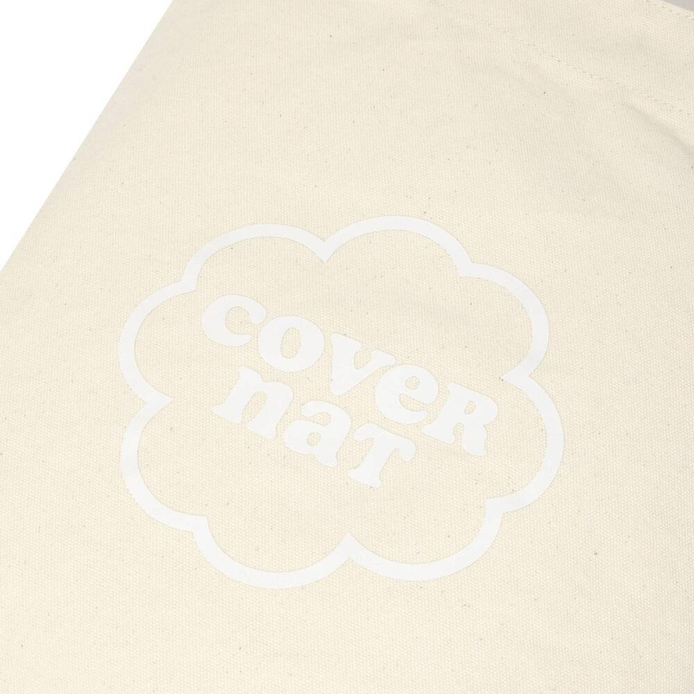 Covernat Clover Heart Canvas Eco Bag - Ivory