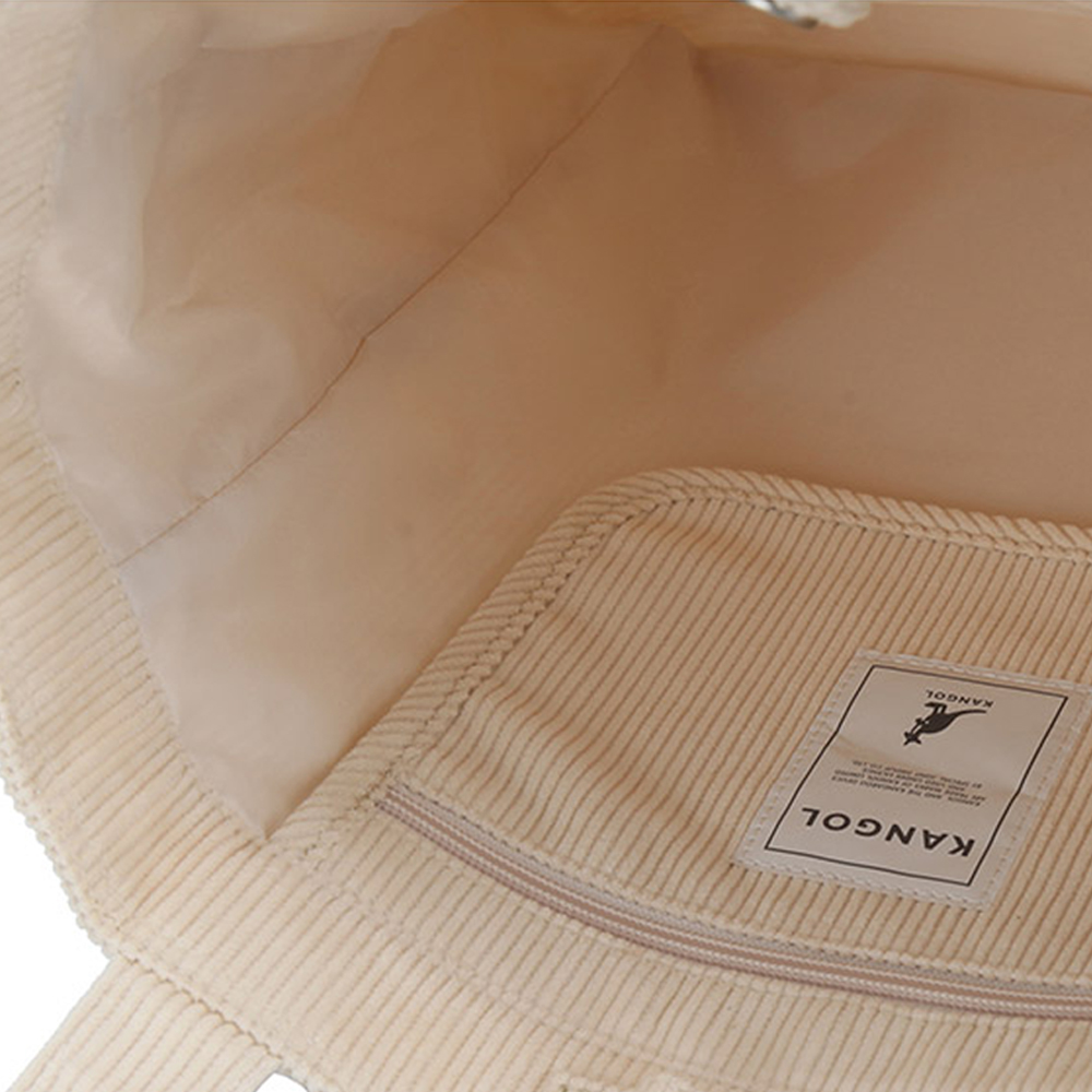 Kangol Cord VI Shoulder Bag - Ivory