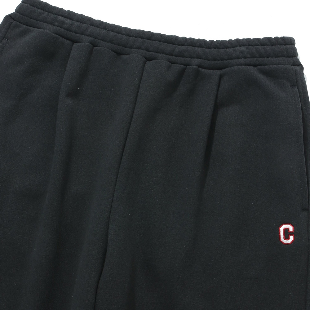 Covernat One Tuck Wide Sweatpants - Black
