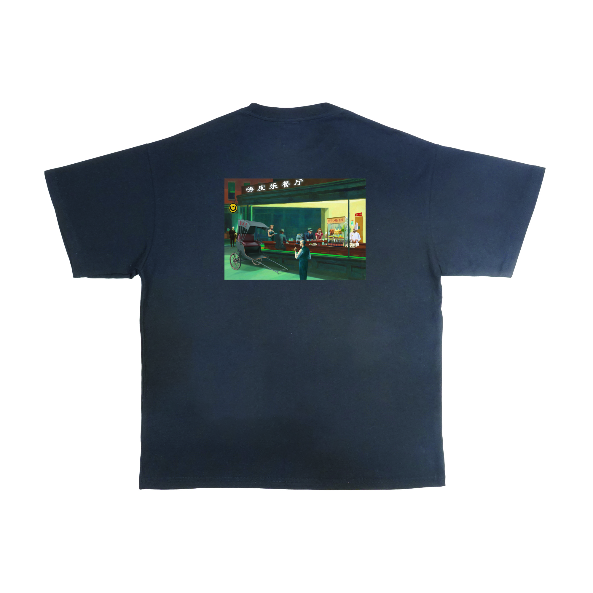 ???888 Happynauts Diner Tee - Black