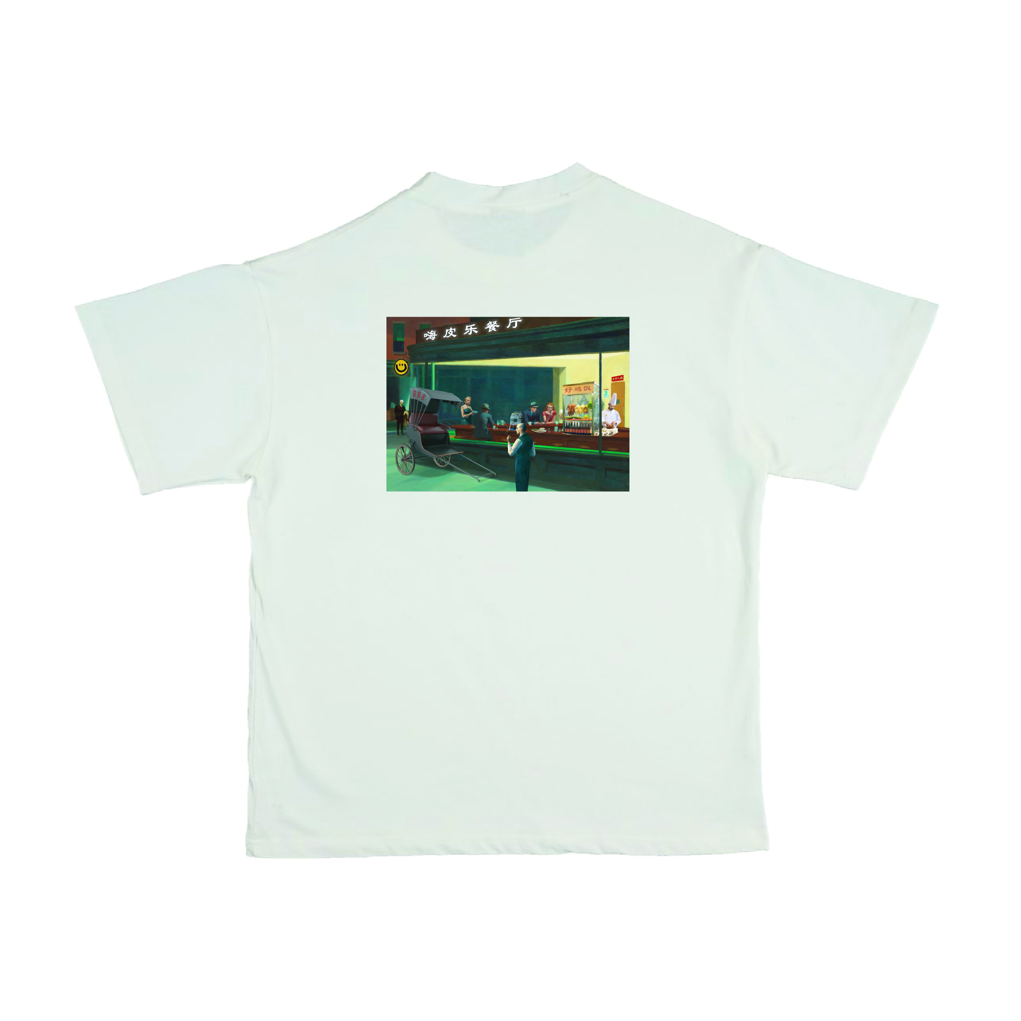 ???888 Happynauts Diner Tee - White
