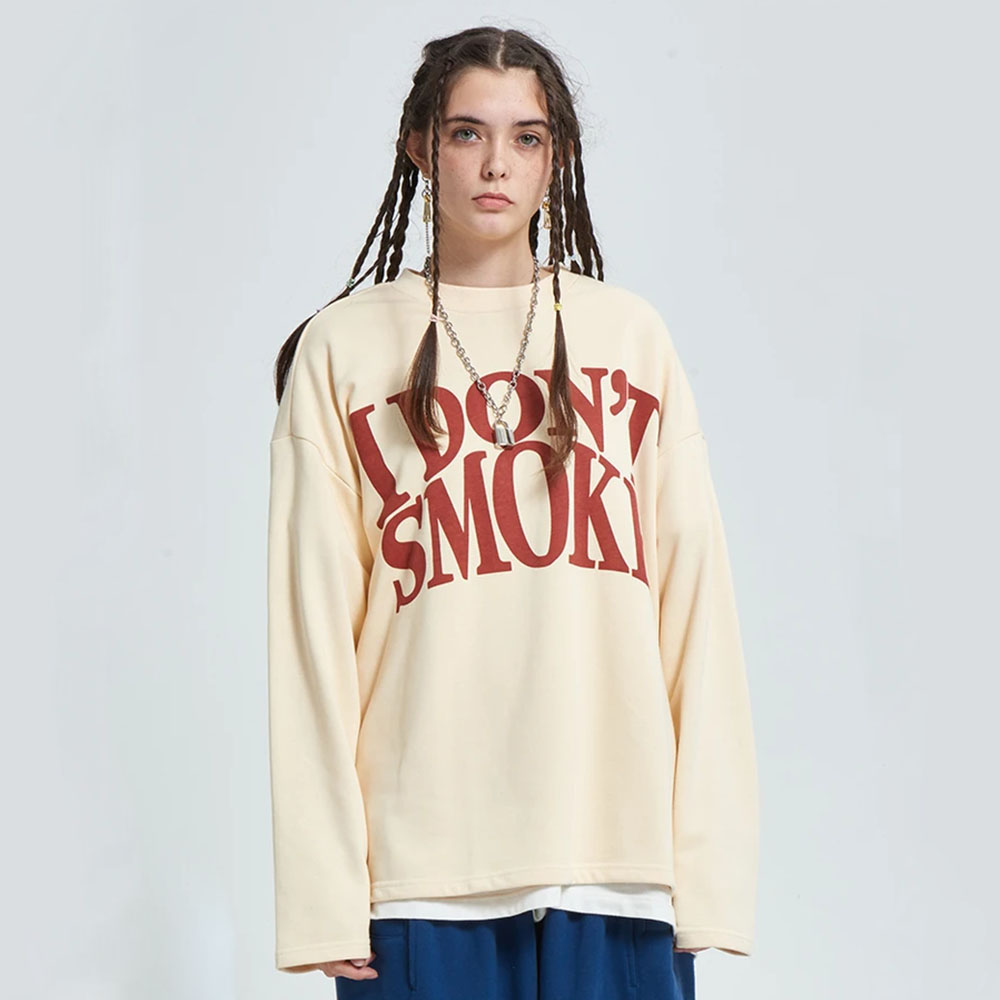 Donsmoke Red Logo Long Sleeve Tee