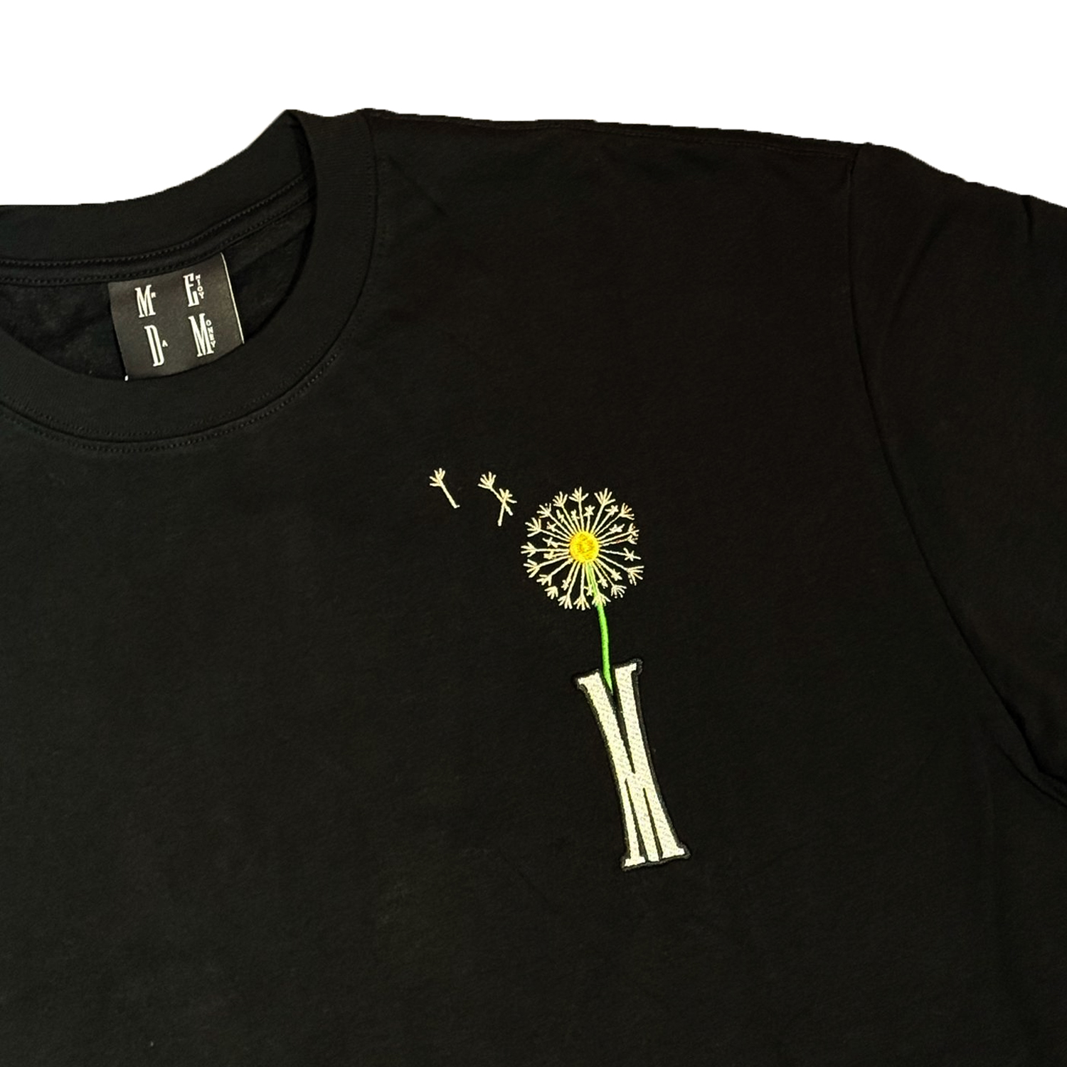 MEDM Dandelion Logo Tee - Black