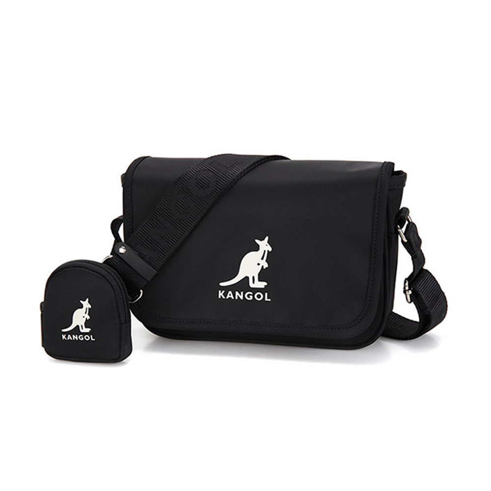 Kangol Day Nylon Hoody Cross Bag - Black
