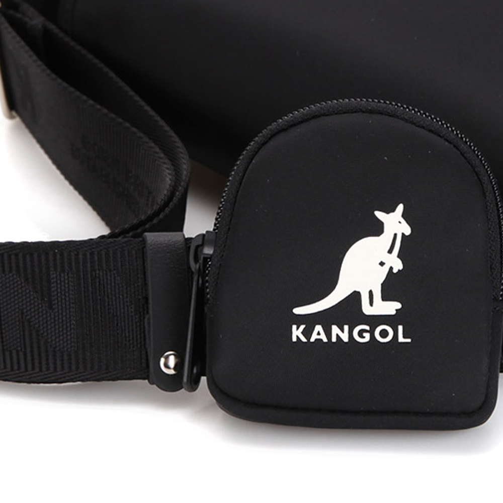 Kangol Day Nylon Hoody Cross Bag - Black