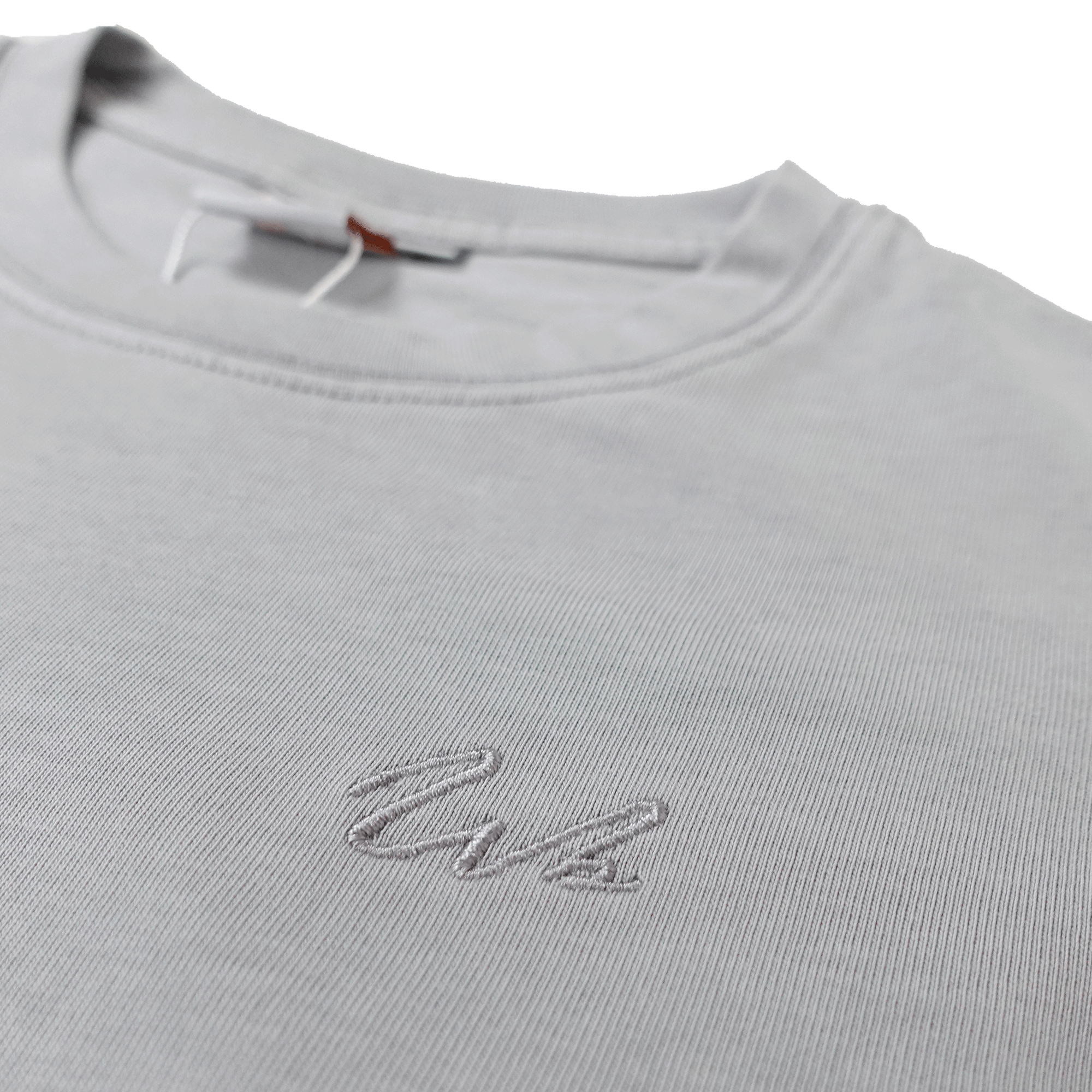 Wb Everyday Wm Wb Emb Washed Crop Tee - Ash