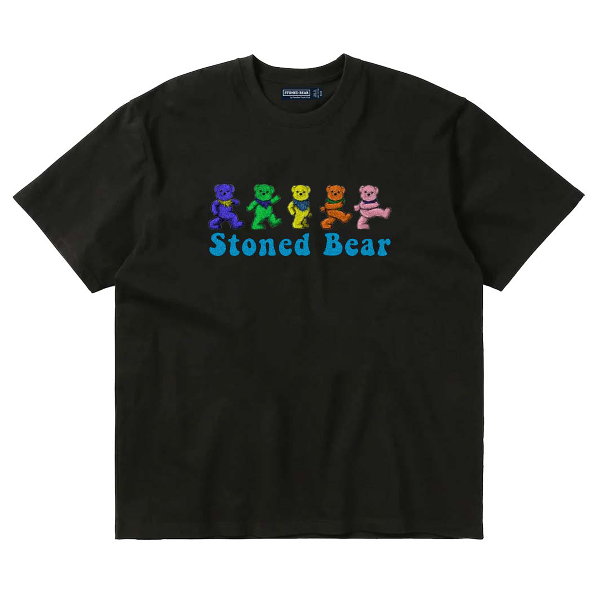 PYC Stoned Bear Grateful Stoned Tee - Black