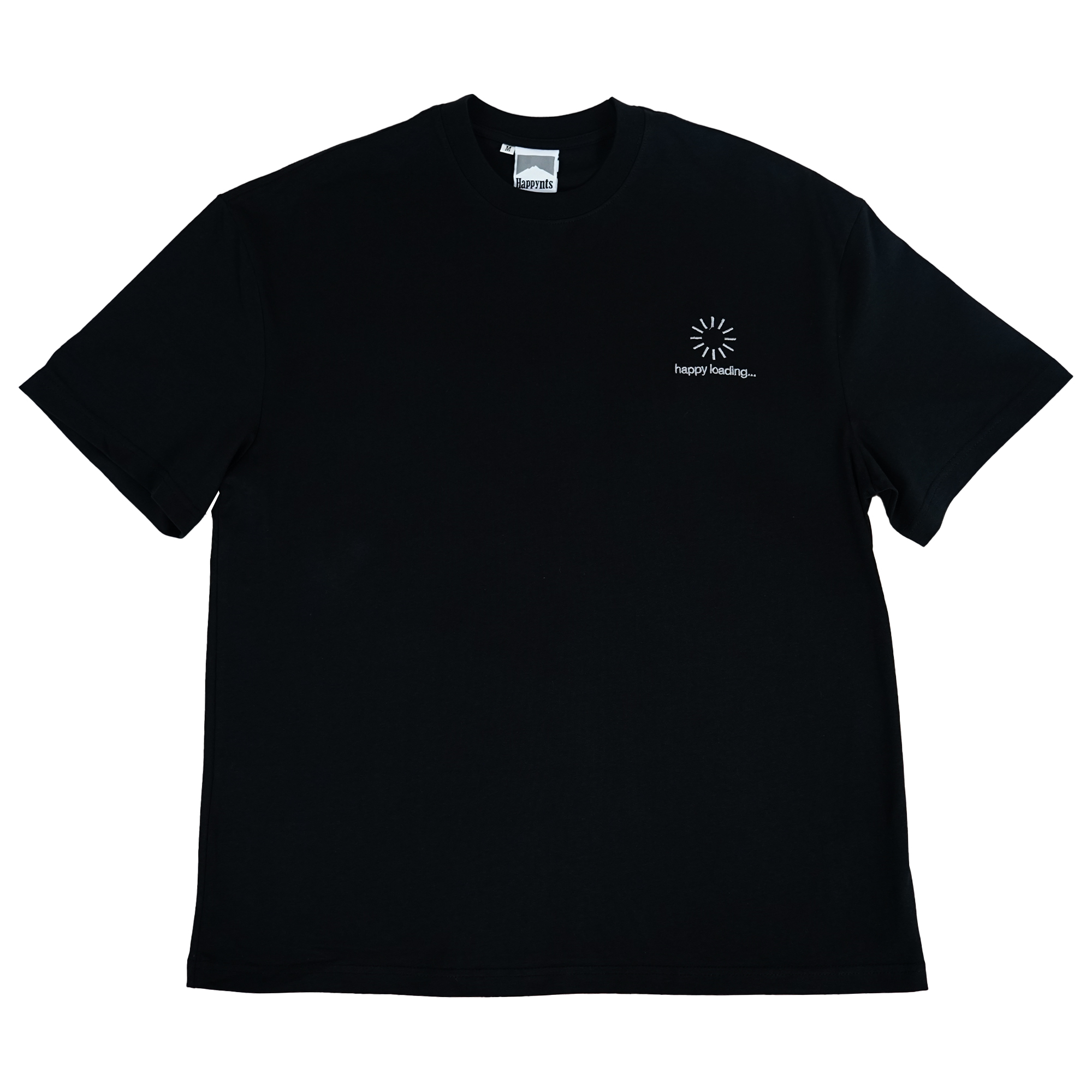 Happynauts Loading Emb Tee - Black