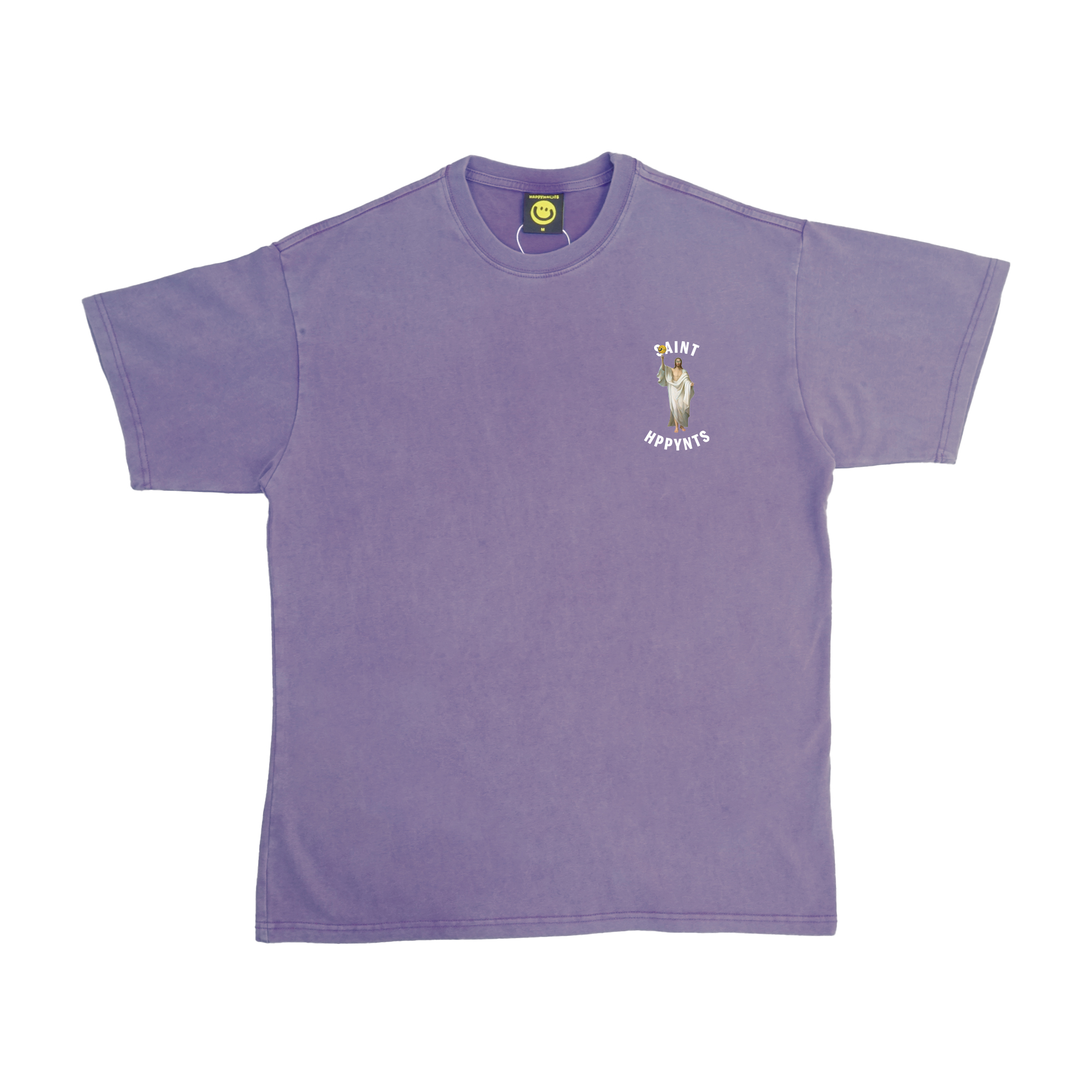 Happynauts Holy BBall Washed Tee - Purple
