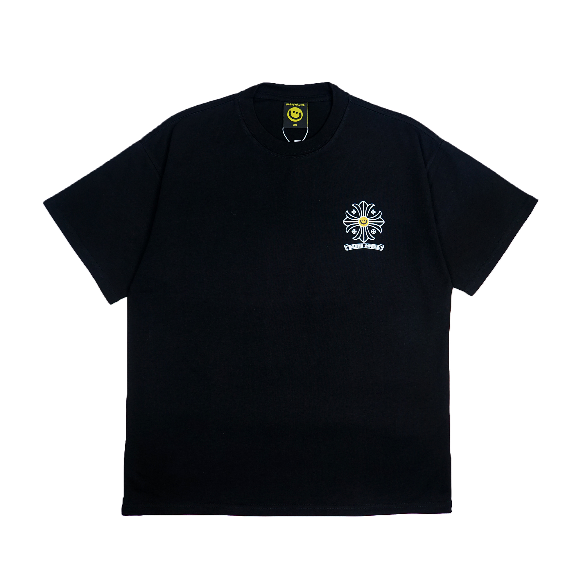 Happynauts Cross Tee - Black