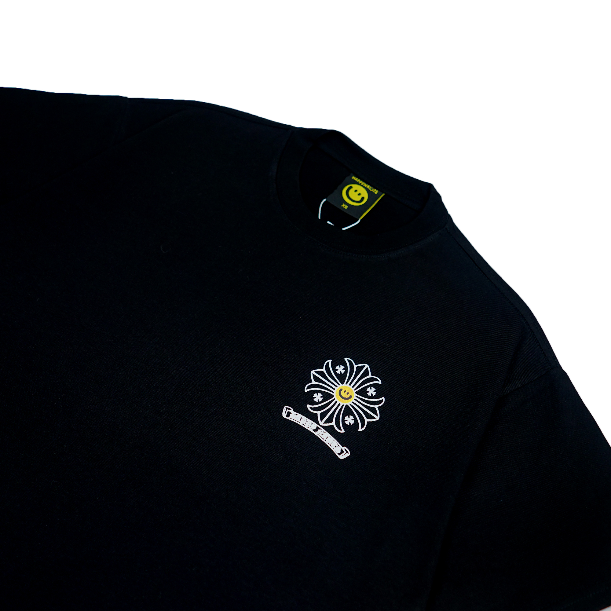 Happynauts Cross Tee - Black