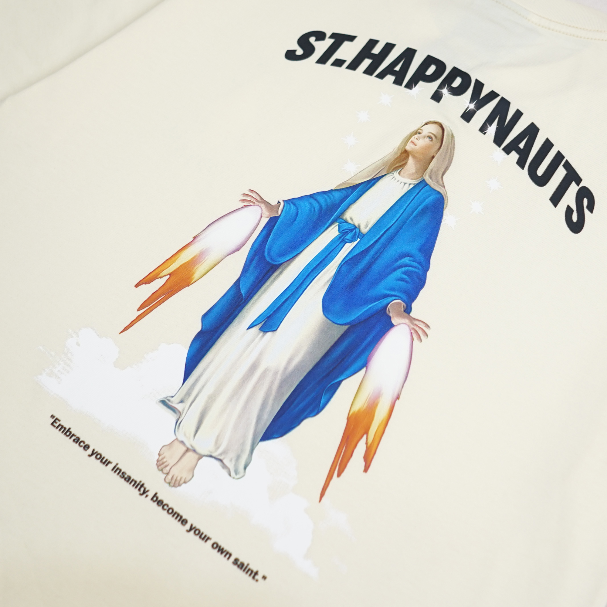 Happynauts Insanity Tee - Cream