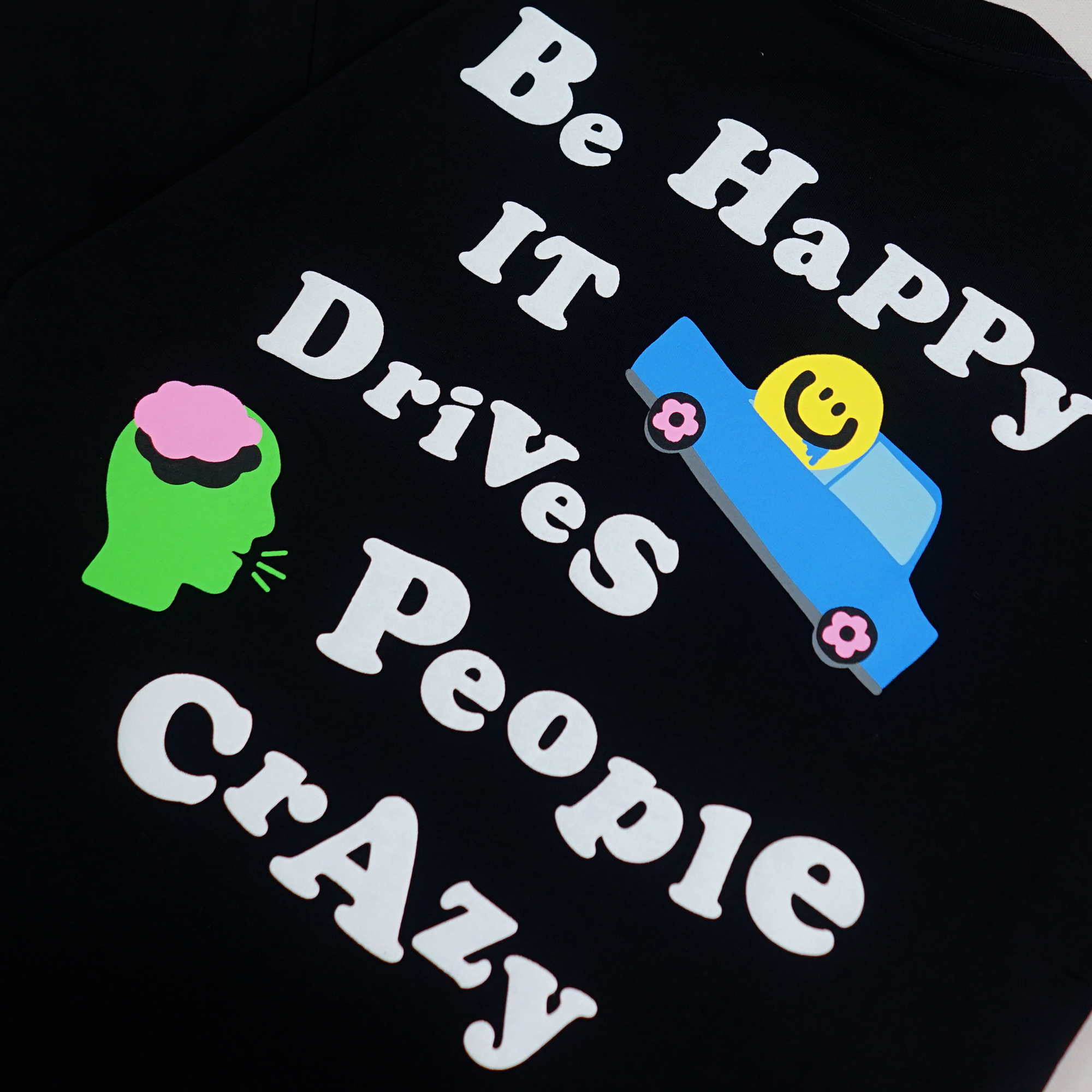 Happynauts Vroom Tee - Black