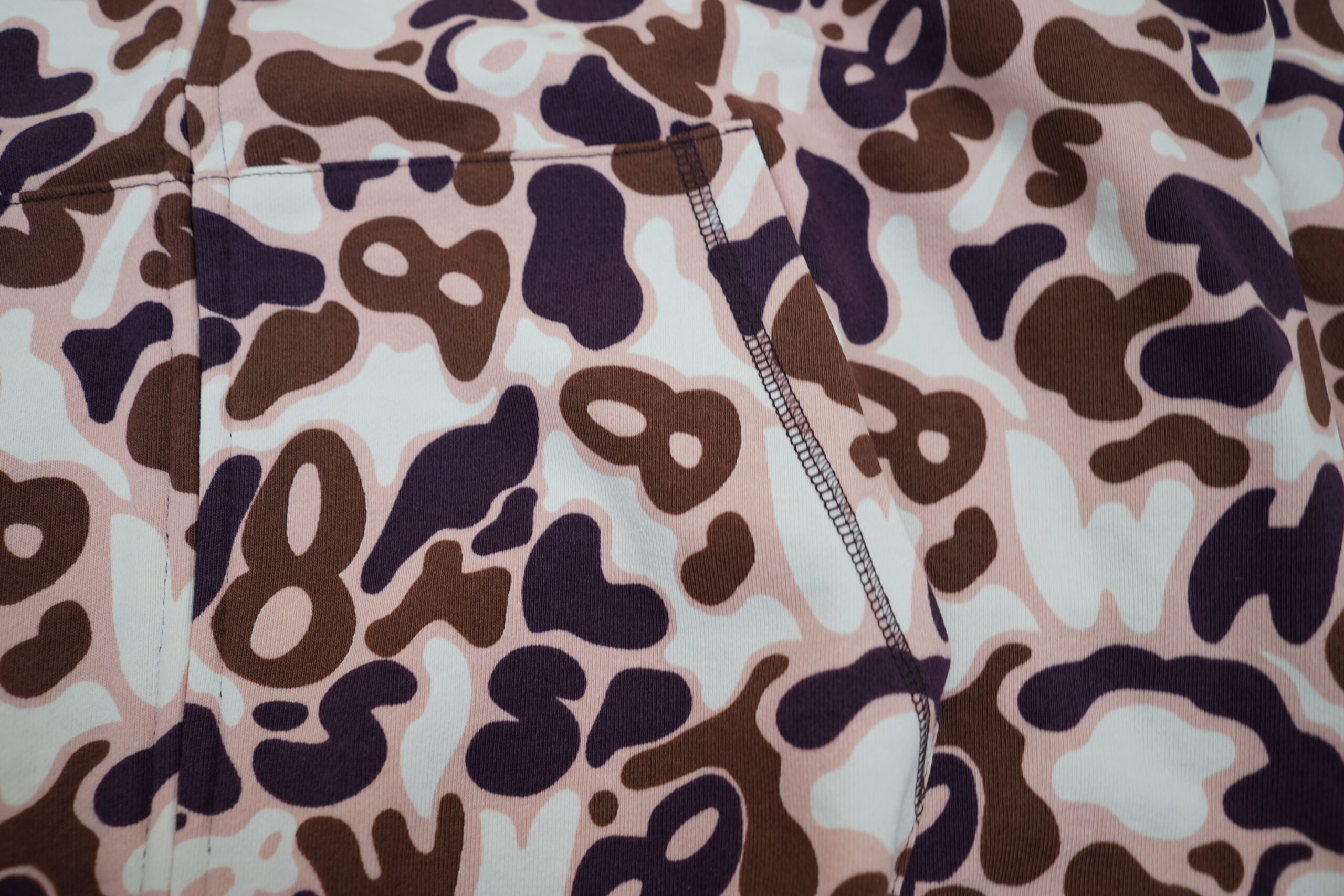 Whoosis 8 Logo Aop zip hoodie