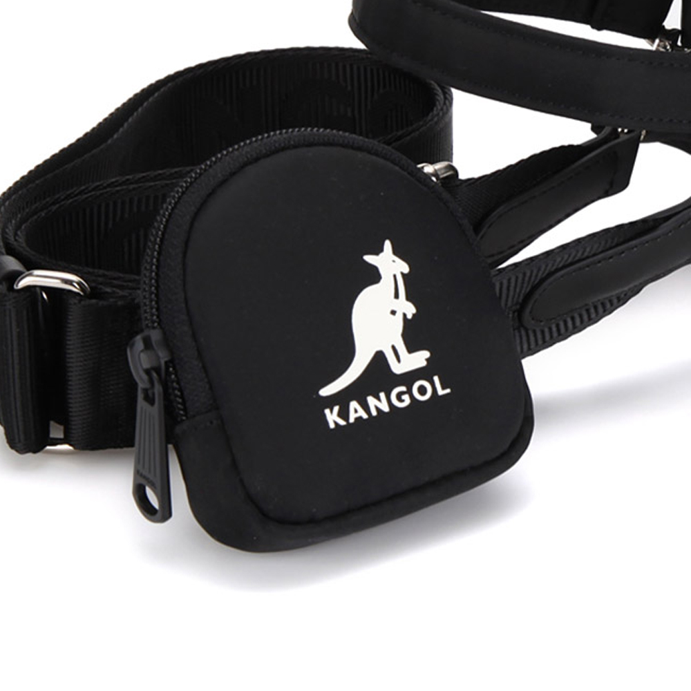 Kangol Day Nylon Bucket Bag - Black