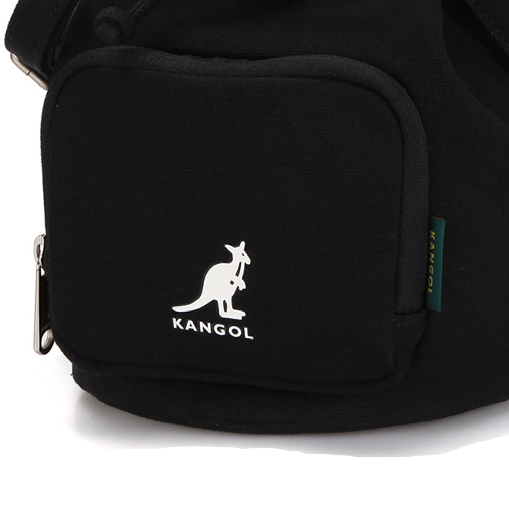 Kangol Lucky Canvas Bucket Bag - Black