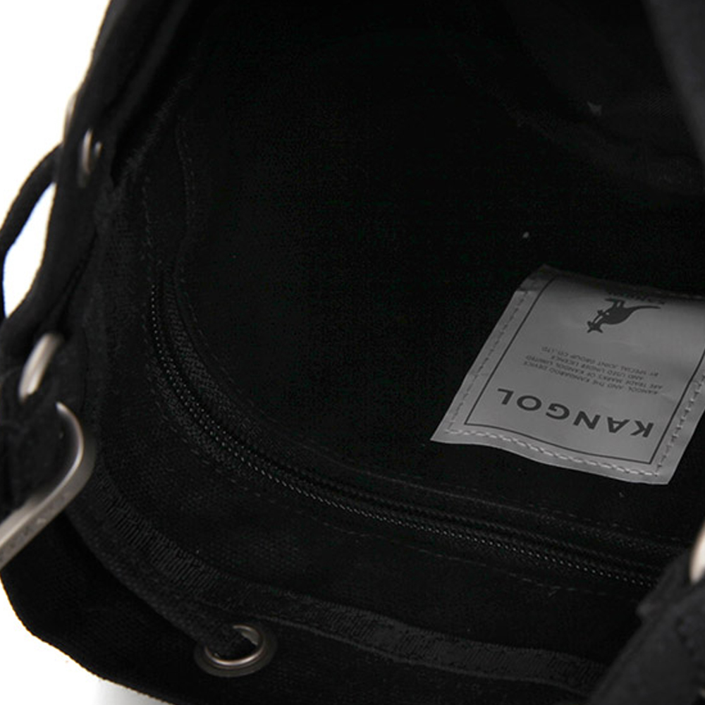 Kangol Lucky Canvas Bucket Bag - Black