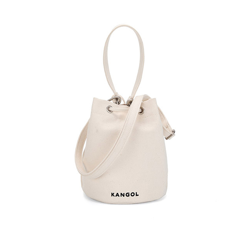 Kangol Lucky Canvas Bucket Bag - Ivory