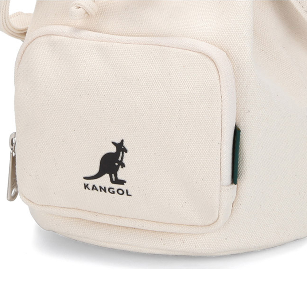Kangol Lucky Canvas Bucket Bag - Ivory
