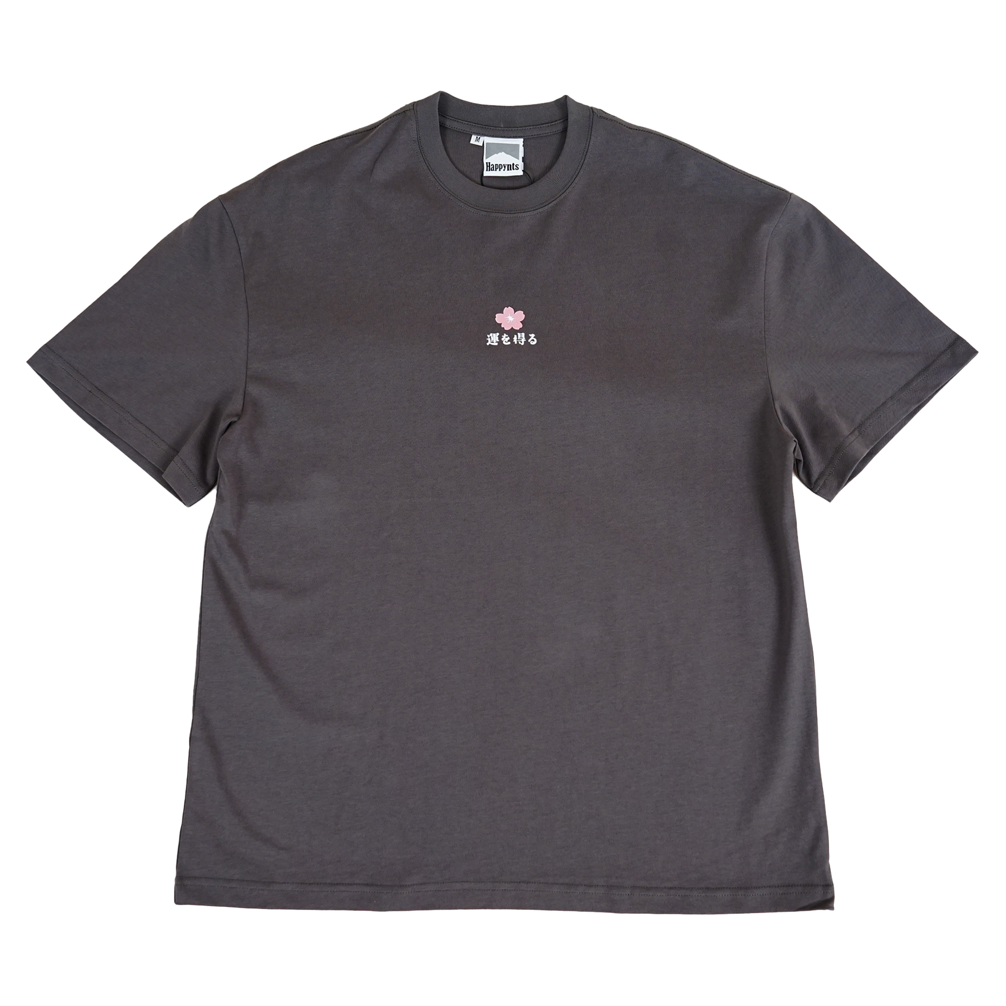 Happynauts Lucky Koi Tee - Charcoal