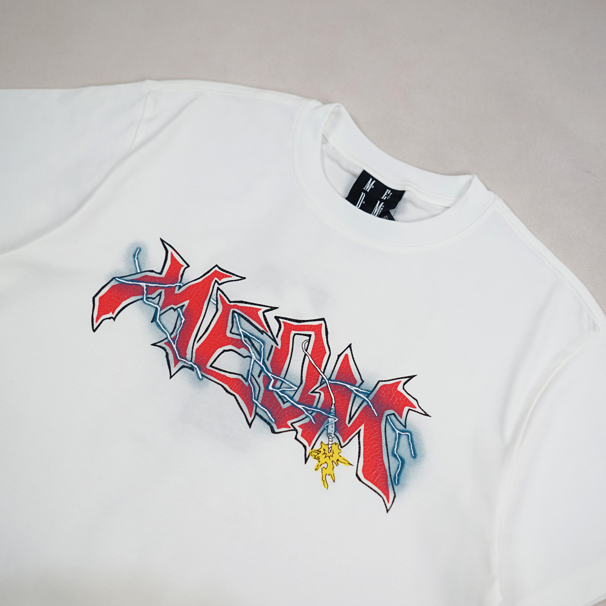 MEDM Colorful Lighting Tee - White