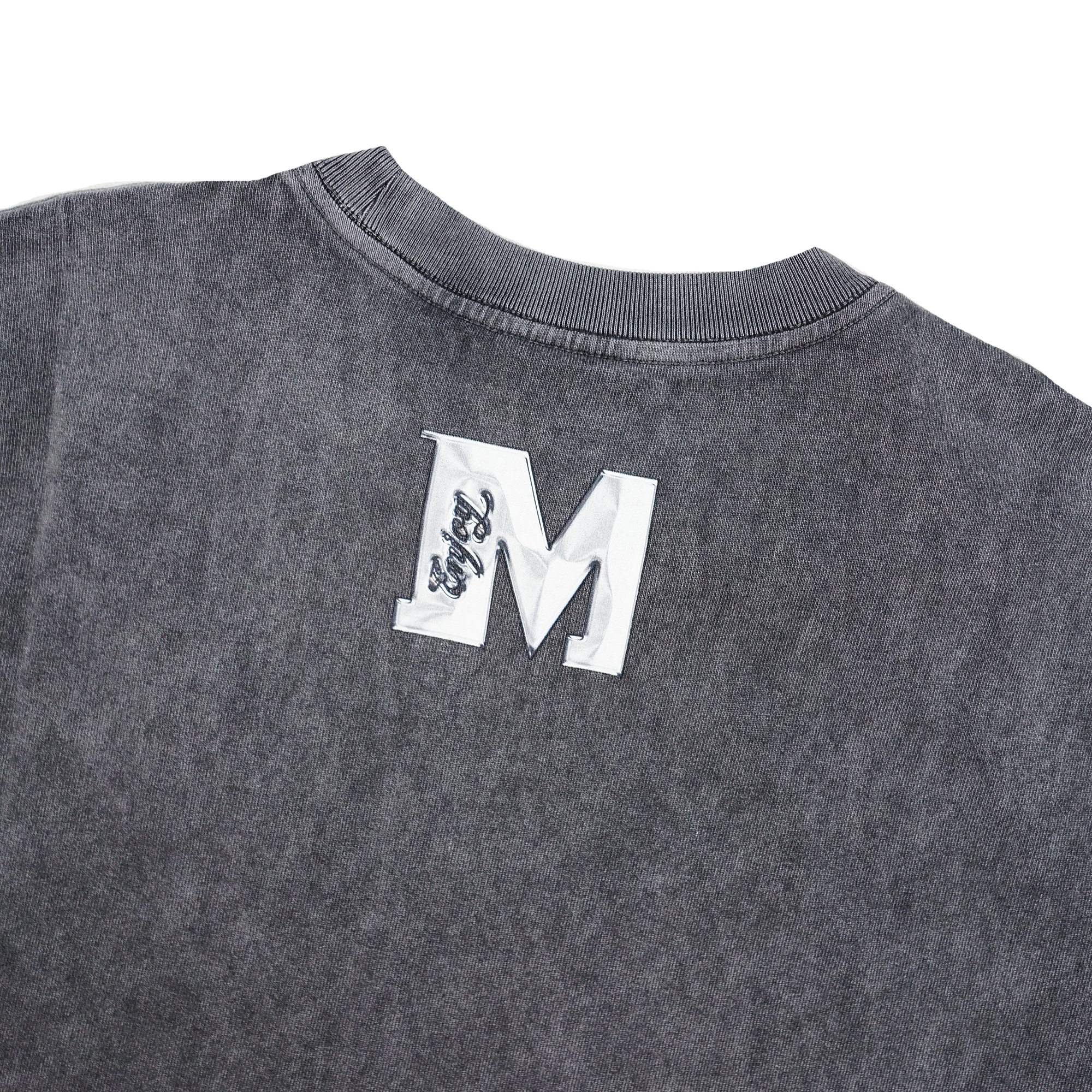 Medm Cupid Washed Tee - Charcoal