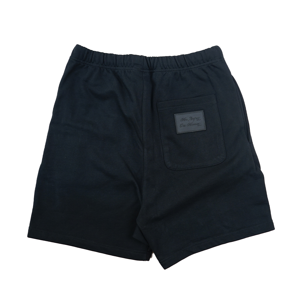 Medm Embossed Logo Shorts - Black