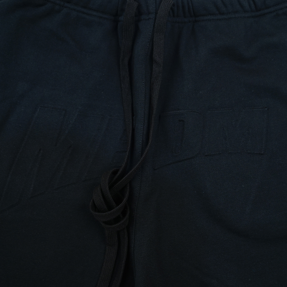 Medm Embossed Logo Shorts - Black