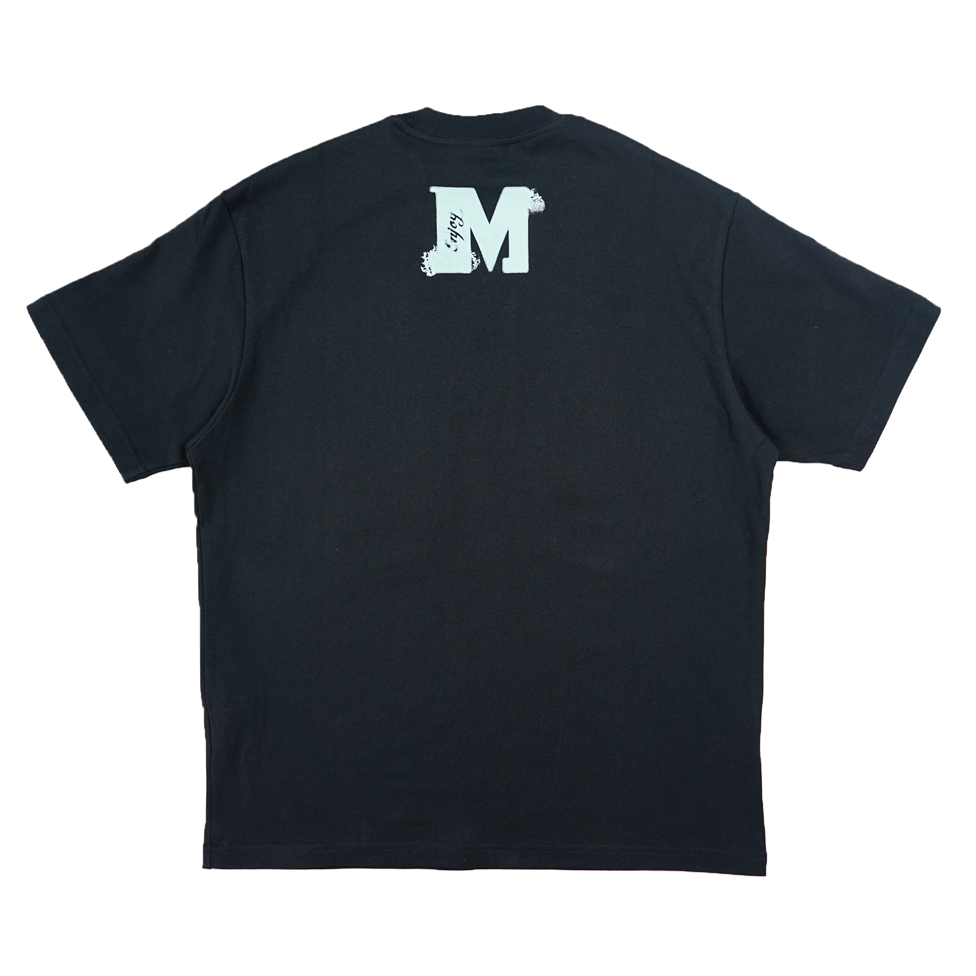 Medm Flower Crane Tee - Black