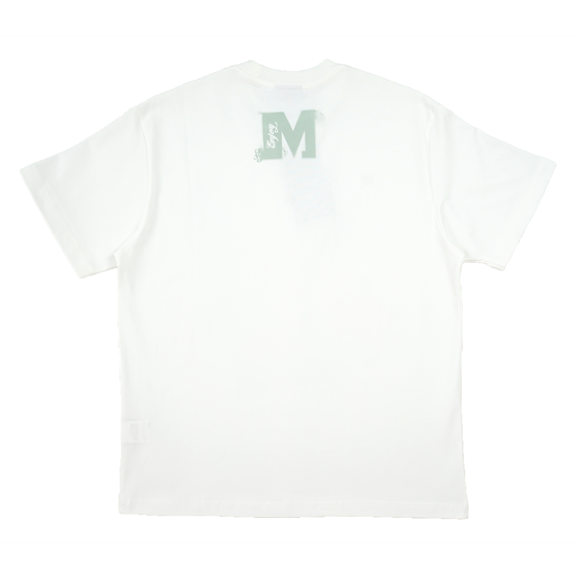 Medm Flower Crane Tee - White