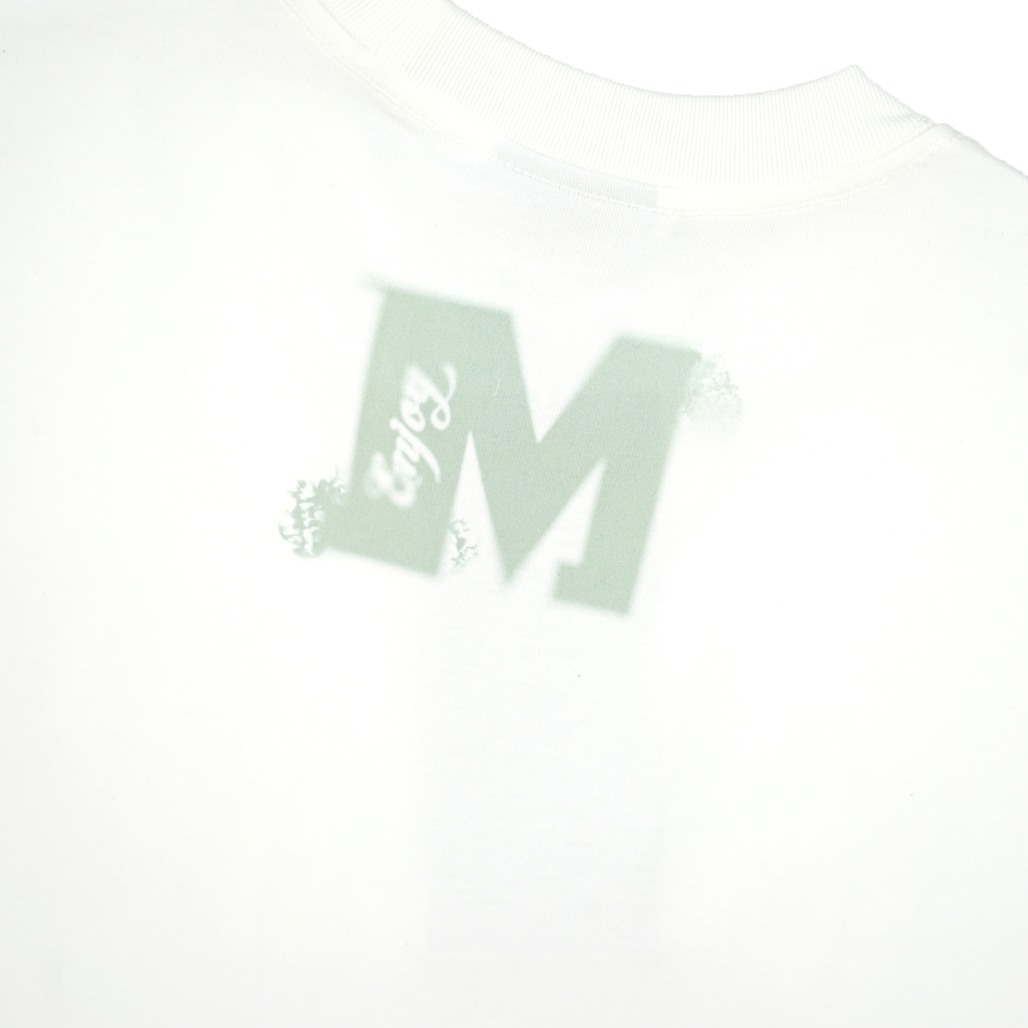 Medm Flower Crane Tee - White
