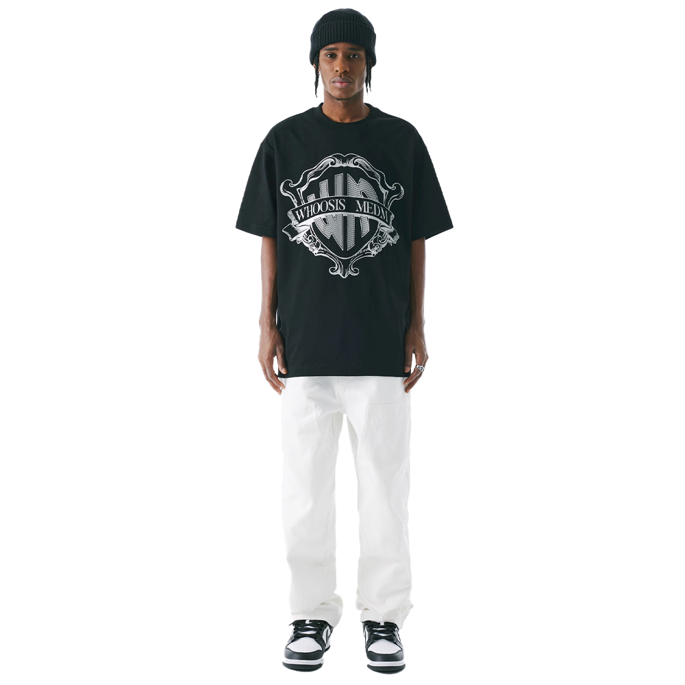 Medm x Whoosis Copperplate Logo Tee