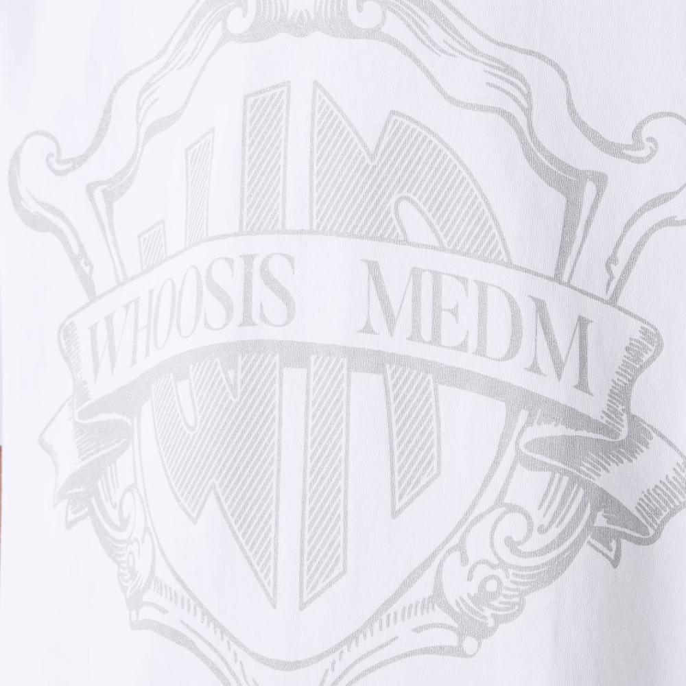 Medm x Whoosis Copperplate Logo Tee